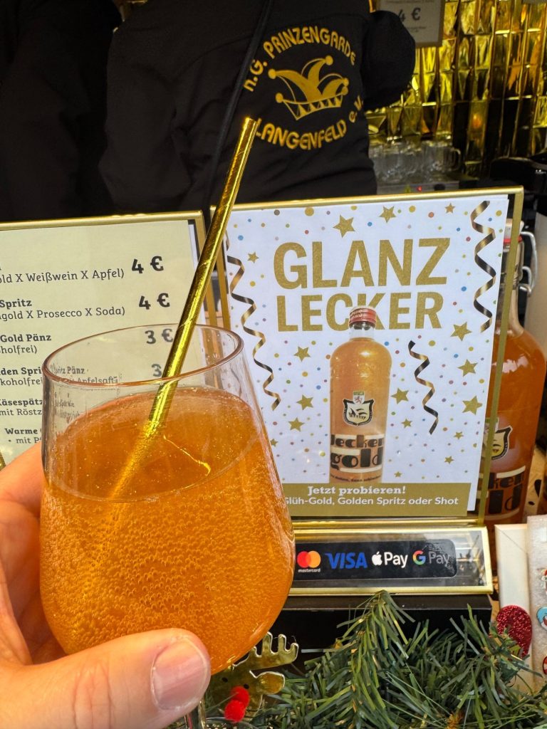 Golden Spritz mit Jeckengold der Prinzengarde